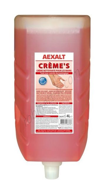 Boutique en ligne Aexalt - Crème nettoyante pour les mains parfum agréable - CRÈME'S Cartouche 4 L - TNT - -0