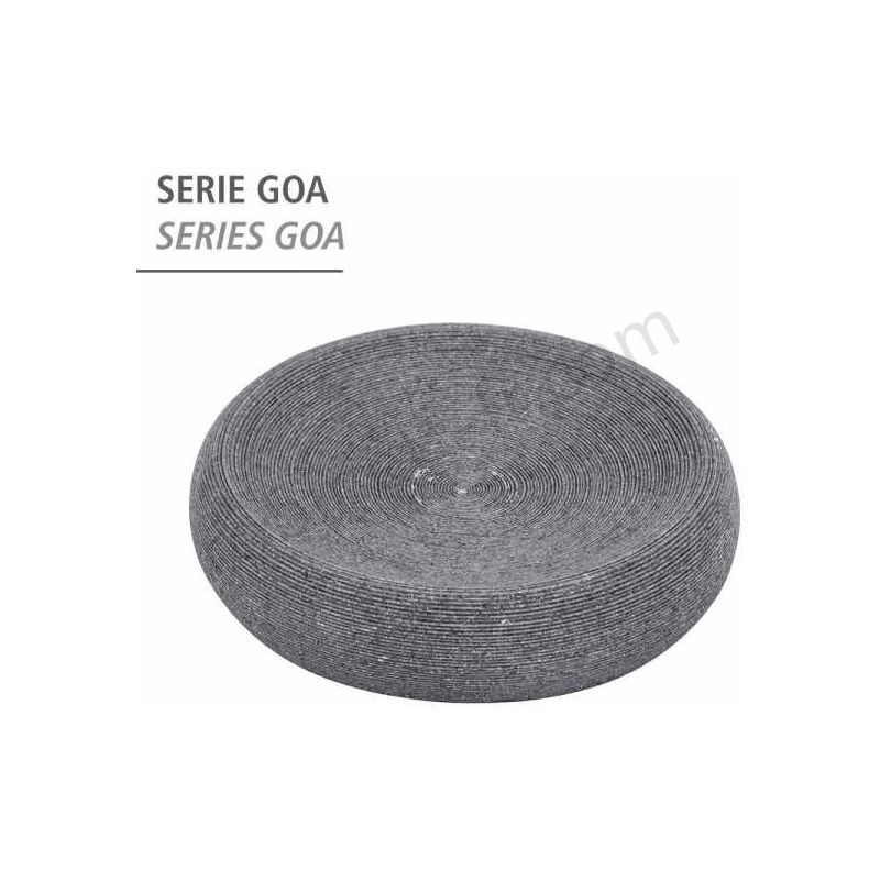 Boutique en ligne Porte savon Goa gris WENKO - -3