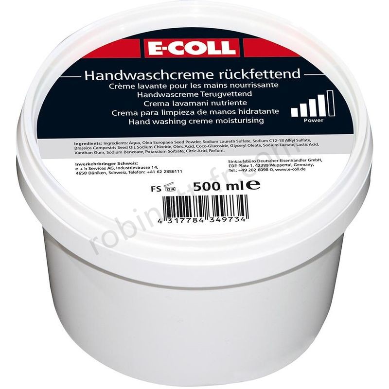 Boutique en ligne Crème lavante pour les mains relipidante compact pot 500ml E-COLL 1 PCS - -0