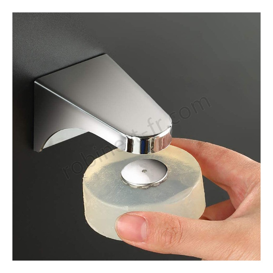 Boutique en ligne Porte-savon avec aimant, porte-savon magnétique, porte-savon mural, porte-savon facile à utiliser, pour mur de salle de bain, évier de cuisine - -2