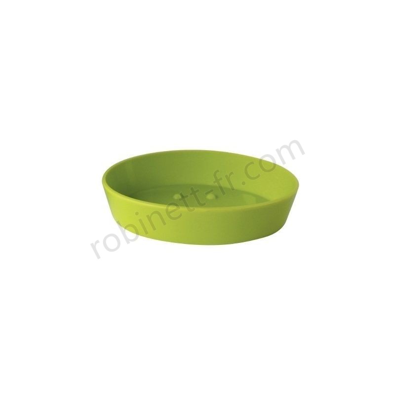 Boutique en ligne Collection plastique color vert anis porte-savon l 13 x l 10 x h 3 - -0
