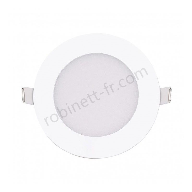 Pas cher Blanc Neutre - Encastrable LED extra-plat - 6W - Rond - D119.5mm - DeliTech® - Blanc Neutre - -0