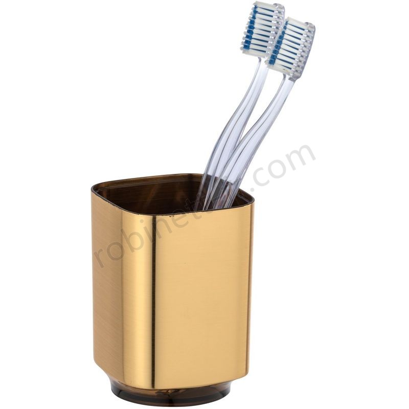 Boutique en ligne Gobelet de brosse à dent design Auron - Doré - Or - -1