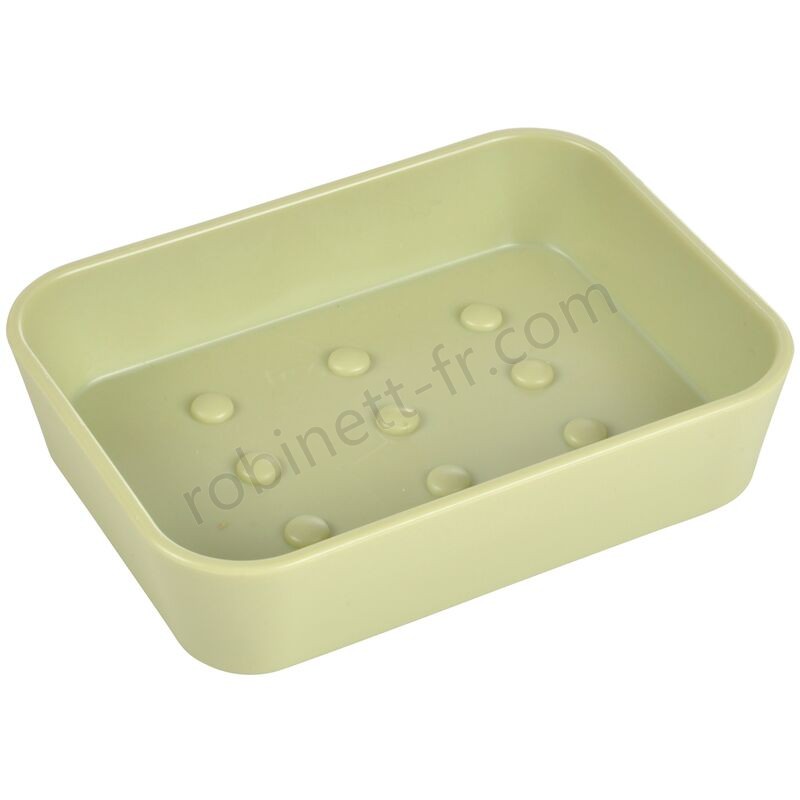 Boutique en ligne Porte-savon plastique effet soft touch vitamine Wasabi - -0