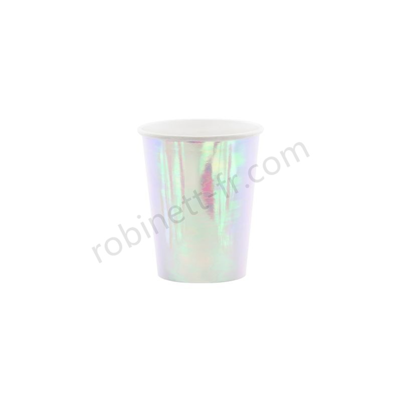 Boutique en ligne Gobelet Opalescent Carton Rose x6 - -0
