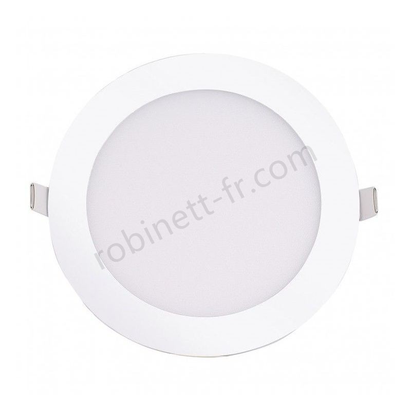 Pas cher Blanc Chaud - Encastrable LED extra-plat - 12W - Rond - D168.5mm - DeliTech® - Blanc Chaud - -0