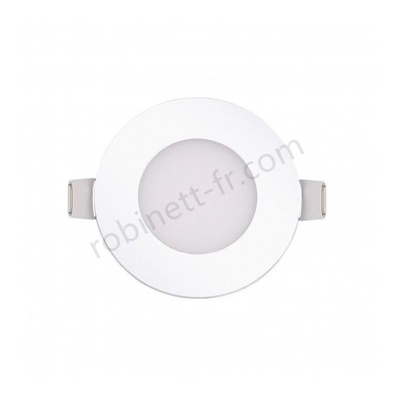 Pas cher Blanc Neutre - Encastrable LED extra-plat - 3W - Rond - D85mm - DeliTech® - Blanc Neutre - -0
