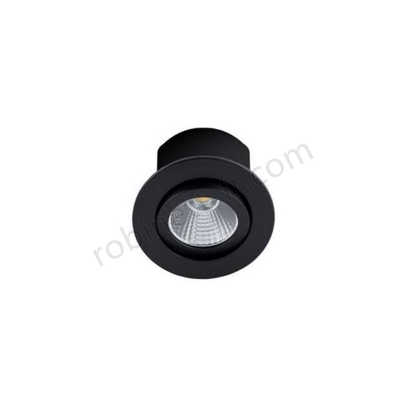Pas cher Spot LED RT1014 RDX-230 - Orientable - 7.5W - 600Lm - Rond - Noir - Dimmable - -0