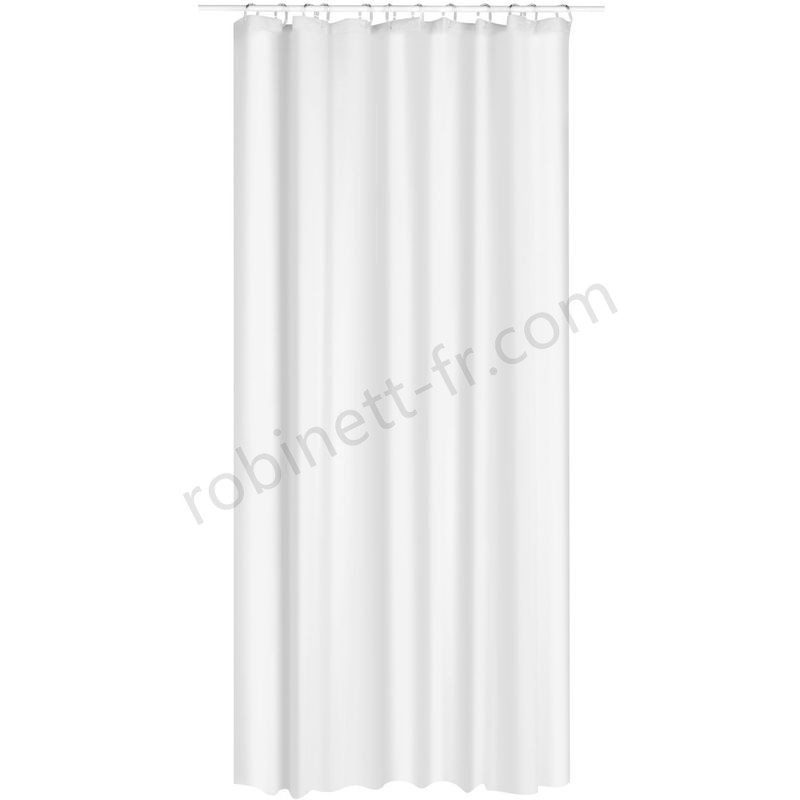 Ventes Rideau de douche Eva - 180 x 200 cm - Blanc - Blanc - -0