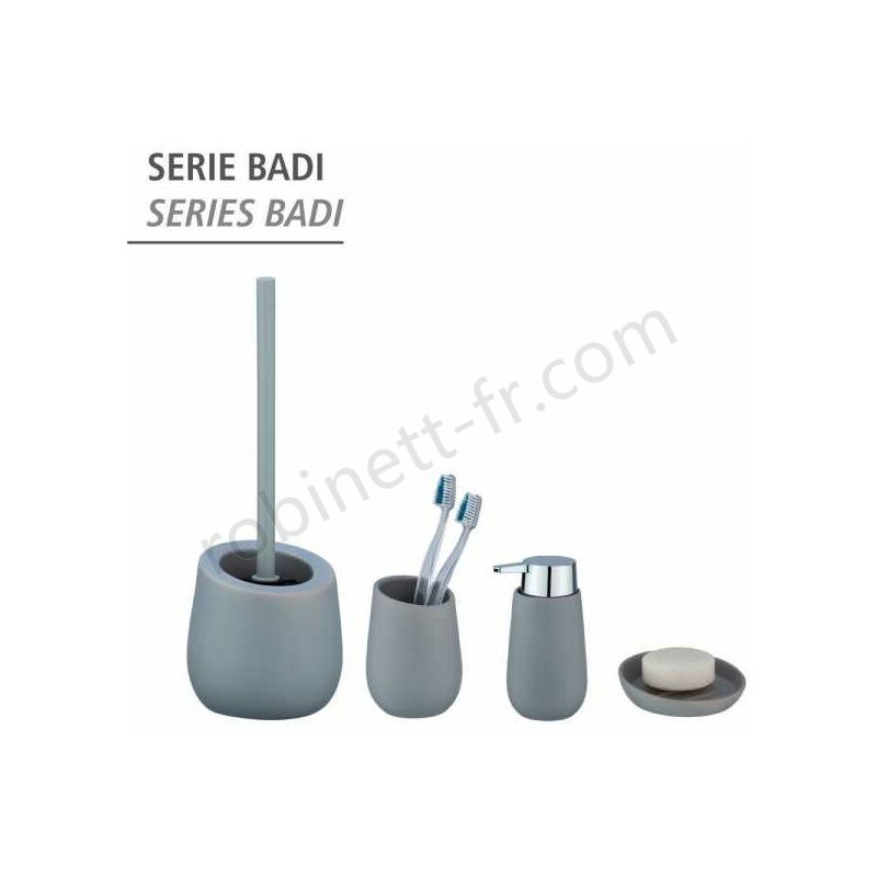 Boutique en ligne Porte-savon Badi gris - -4