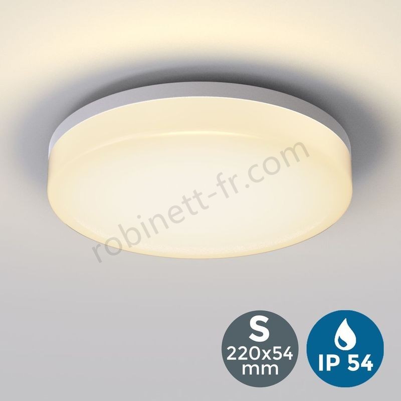 Pas cher Plafonnier LED 13W éclairage plafond salle de bain IP54 luminaire plafond salle de bain cuisine couloir - -3