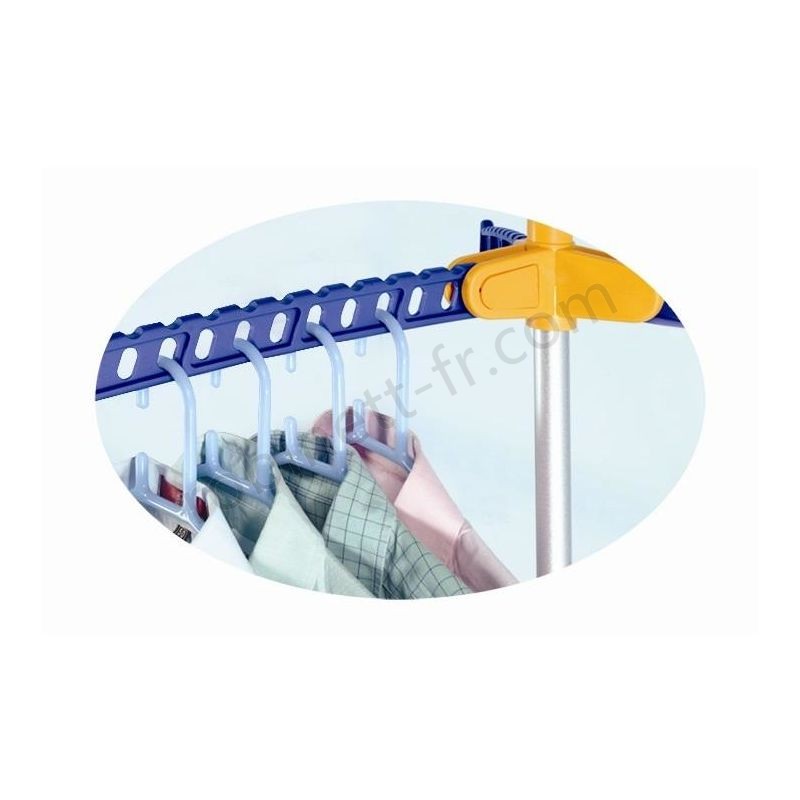 Pas cher Étendoir à linge parapluie 33 cintres VISTA Orange et bleu - -4