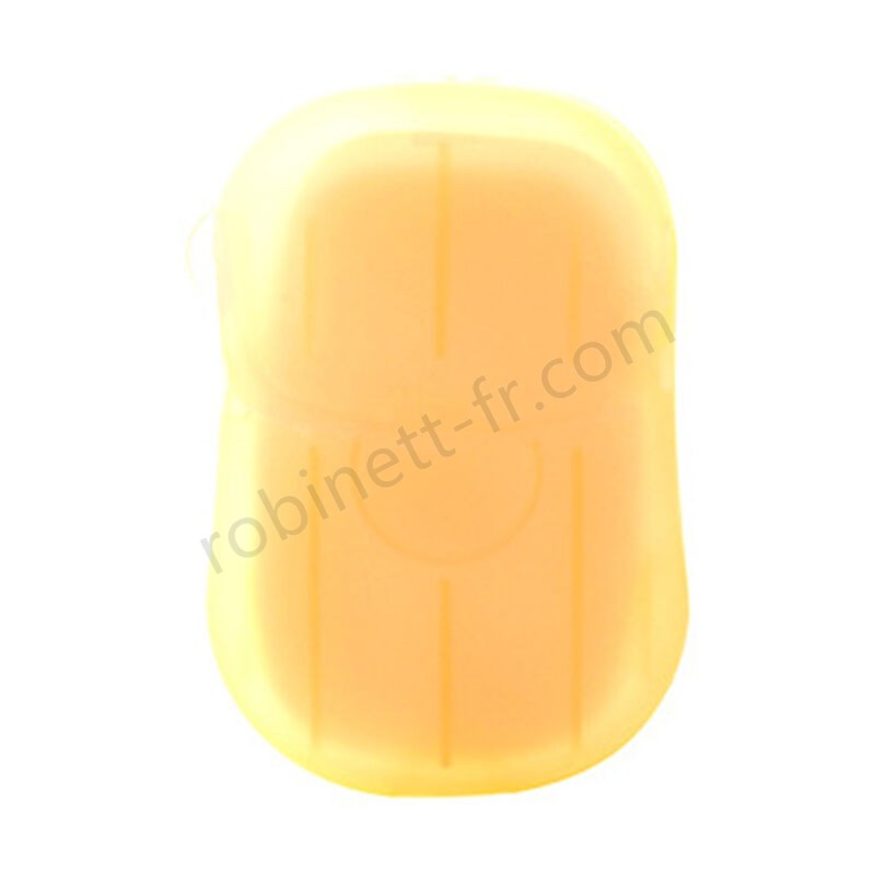 Boutique en ligne Boite de tablette de savon jetable de voyage portable, orange - -2
