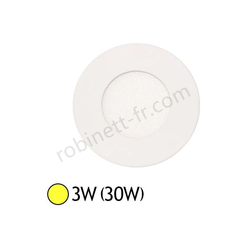 Pas cher Downlight LED Extra Plat (panel LED) 3W - -0