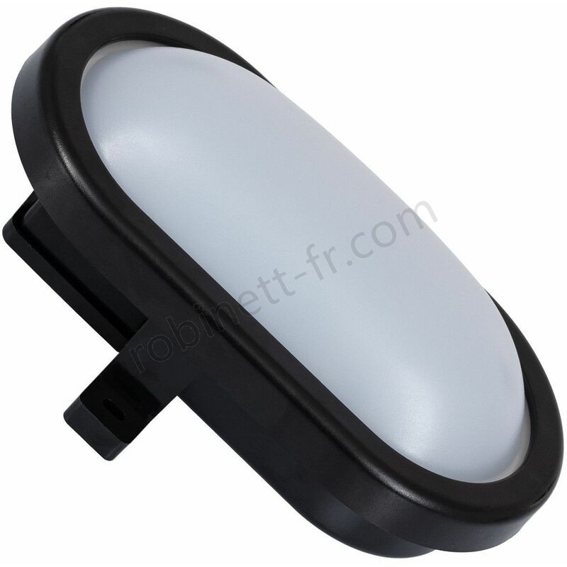 Pas cher Plafonnier LED Ovale Hublot 12W Black Downlight - Pas cher Plafonnier LED Ovale Hublot 12W Black Downlight