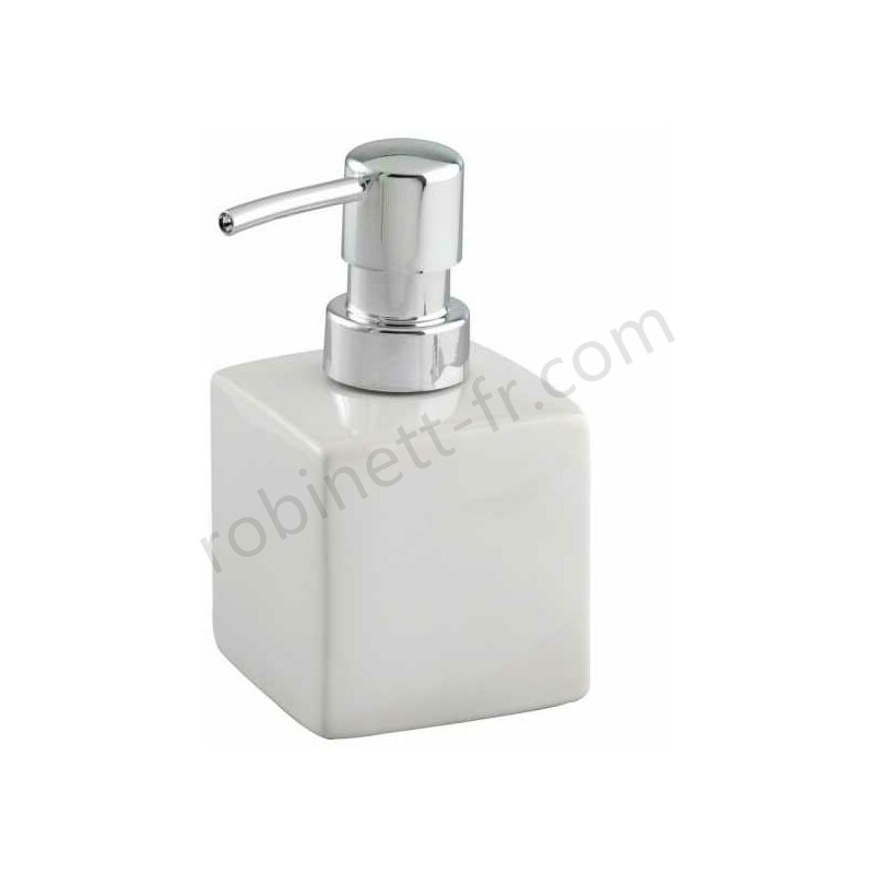 Boutique en ligne Distributeur de savon Square blanc WENKO - Boutique en ligne Distributeur de savon Square blanc WENKO