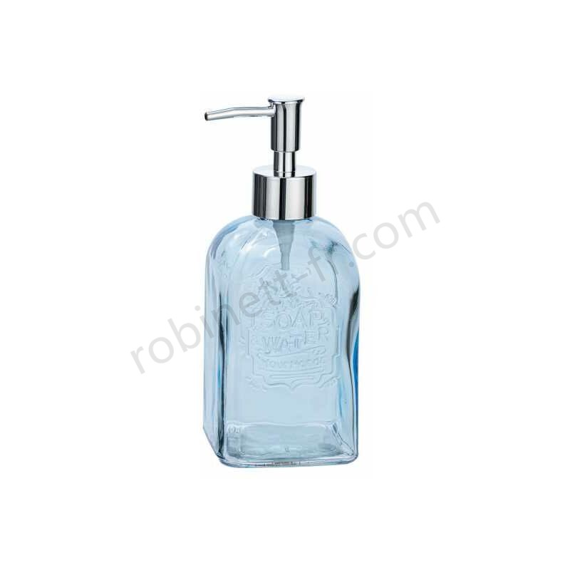 Boutique en ligne Distributeur de savon Vetro angulaire bleu - Boutique en ligne Distributeur de savon Vetro angulaire bleu