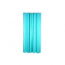 Ventes Rideau de douche - Polyester - 180 x 200 cm - Bleu turquoise