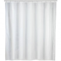 Ventes Rideau de douche Uni - PEVA - 120 x 200 cm - Blanc - Blanc