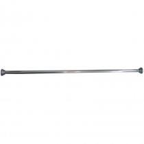 Ventes Barre en aluminium poli extensible de 80 à 130 cm Arvix - Diamètre 20 mm