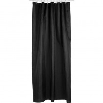 Ventes Rideau de douche - Polyester - 180 x 200 cm - Noir - Noir