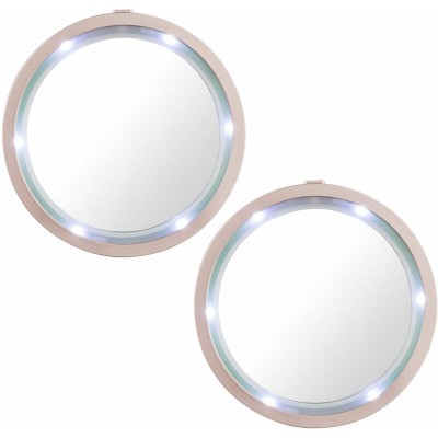 Ventes Set de 2 miroirs de maquillage avec bord LED pour la salle de bain