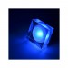 Pas cher Spot LED encastrable 1W cristal Carré - Bleu - 1