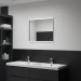 Ventes Topdeal Miroir mural à LED de salle de bain et capteur tactile 60x50 cm