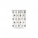 Ventes Five - Rideau de Douche qualité tissus avec 12 anneaux 180 x 200 cm gamme Géometrix