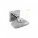 Boutique en ligne Porte-savon magnétique en chrome BETA 5,5cm x x5,5cm 7cm - Sans adhésive - Sans adhésive - 3