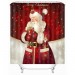 Ventes Rideau de douche Père Noël en Polyester 180x180cm