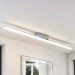 Pas cher LED Plafonnier Salle De Bain à intensité variable 'Levke' en métal pour salle de bain