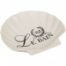 Ventes Porte-savon de poche vide en céramique blanche le Bain Paris décorée L12xPR12xH2,5 cm - 0