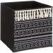 Boutique en ligne Boîte de rangement design ethnique Mix n' modul - L. 31 x l. 31 cm - Noir - Noir