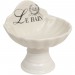 Boutique en ligne Porte-savon vide poche en céramique blanche décorée le Bain Paris L11,2xPR9,5xH10,8 cm