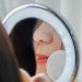 Ventes Mini Circulaire De Maquillage L-Ed Miroir Compact Portable Voyage Illuminated Miroir Rond - 1