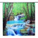 Ventes 180x180CM 3D cascade Nature paysage tenture murale rideau de douche salle de bain seul rideau de douche
