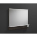 Ventes Miroir lumineux Burgbad Eqio avec luminaire supérieur à LED horizontal et étagère SEZQ090, largeur : 900 mm, Corpus: Décor Truffe Châtaigne - SEZQ090F2012