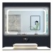 Ventes OCEAN Miroir de salle de bain 90x65cm anti-buée miroir mural avec éclairage LED modèle Classique plus 2.0