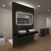 Ventes Miroir salle de bain LED rectangulaire auto-éclairant 120x70cm - Ulysse LED 120