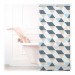 Ventes Store de baignoire, 80 x 240 cm, rideau de douche avec chaine, montage flexible, salle de bain, coloré