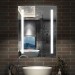 Ventes Miroir lumineux LED 70x50cm miroir de salle de bain anti-buée