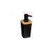 Boutique en ligne Distributeur de savon - L 7,3 cm x P 7,5 cm x H 17,5 cm - Natureo - Noir