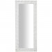 Ventes Miroir Mural à accrocher suspendu vertical/horizontal L35xPR2xH82 cm finition blanc vieilli