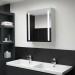 Ventes Armoire de salle de bain à miroir LED 62x14x60 cm