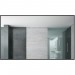 Ventes Miroir concave 1000 x 600 mm - noir mat - aluminium