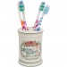 Ventes Porte-brosse à dents Savons Superfines en porcelaine blanche, L8,5x PR8,5xH11,5 cm - 4
