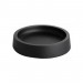 Boutique en ligne Porte-savon à poser rond GAMMA en résine mat 11 x11 x2,5 cm - Noir - Noir