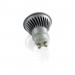 Pas cher Kit Spot LED GU10 étanche 6W carré aluminium lumière 50W blanc chaud 2700K - 3