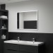 Ventes Hommoo Miroir mural à LED de salle de bain et capteur tactile 80x60 cm HDV34947
